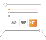 支持ASP、PHP、.Net等多種語言開發(fā)